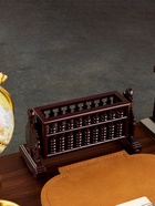 Набор настольный, органайзер 6 в 1, с визитницей и часами, вишня - Фото 17