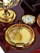 Набор настольный, органайзер 6 в 1, с визитницей и часами, вишня - Фото 25