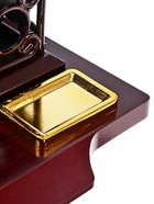 Набор настольный, органайзер 6 в 1, с визитницей и часами, вишня - Фото 28