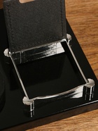 Набор настольный 7 в1 с визитницей и часами, черное дерево - Фото 11