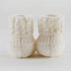 Пинетки детские, цвет молочный, р-р 22 (62-68) - фото 22453769