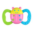 Погремушка с прорезывателем «Бабочка» с эластичными элементами, от 3 мес., Крошка Я - Фото 3