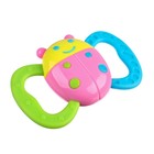 Погремушка с прорезывателем «Бабочка» с эластичными элементами, от 3 мес., Крошка Я - Фото 4
