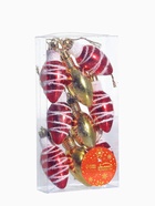 Ёлочная игрушка «Лампочка - полосы» (набор 9 шт.) 3×6 см, МИКС - Фото 7