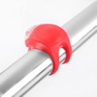 Фонарь велосипедный передний, водонепроницаемый, 2 диода, 3 режима, CR1130 - Фото 3