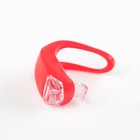 Фонарь велосипедный передний, водонепроницаемый, 2 диода, 3 режима, CR1130 - Фото 4