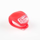 Фонарь велосипедный передний, водонепроницаемый, 2 диода, 3 режима, CR1130 - Фото 2