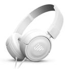 Наушники JBL T450, накладные, микрофон, проводные, 1.2м, белые - Фото 1