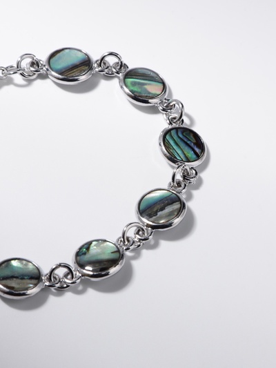 Браслет «Галиотис» кружочки, длина 15 см + доп. цепочка 5 см