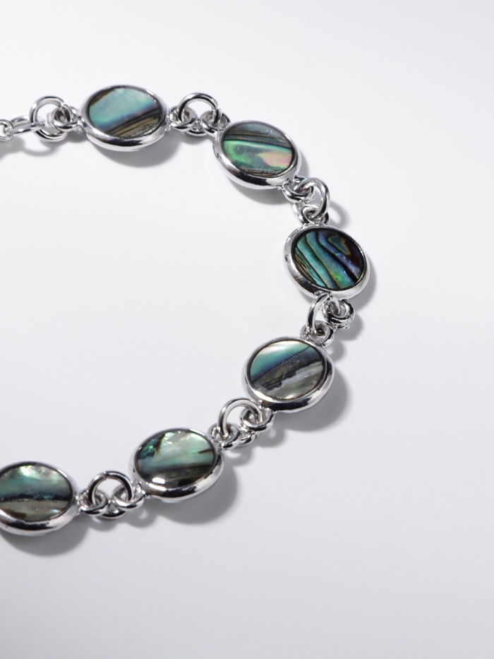 Браслет «Галиотис» кружочки, длина 15 см + доп. цепочка 5 см - Фото 1