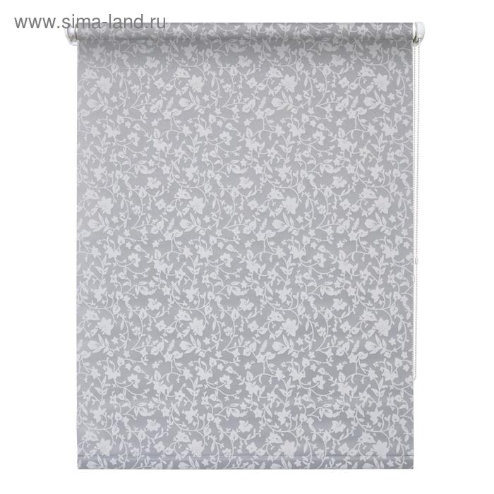 Рулонная штора «Лето», 57 х 175 см, цвет серый - Фото 1