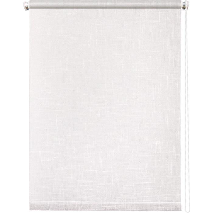 Рулонная штора «Шантунг», 78 х 175 см, цвет белый - Фото 1