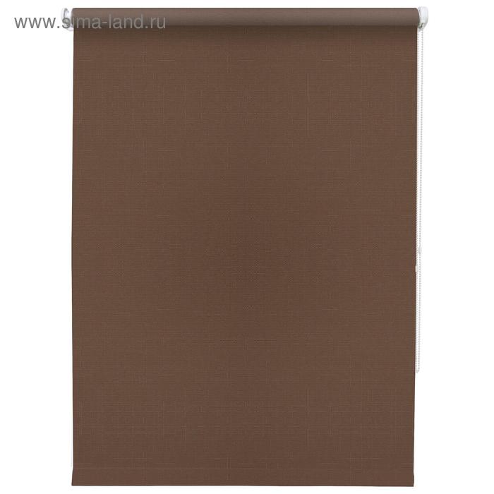 Рулонная штора «Шантунг», 67 х 175 см, цвет шоколад - Фото 1