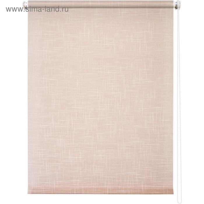 Рулонная штора «Шантунг», 43 х 175 см, цвет персик - Фото 1