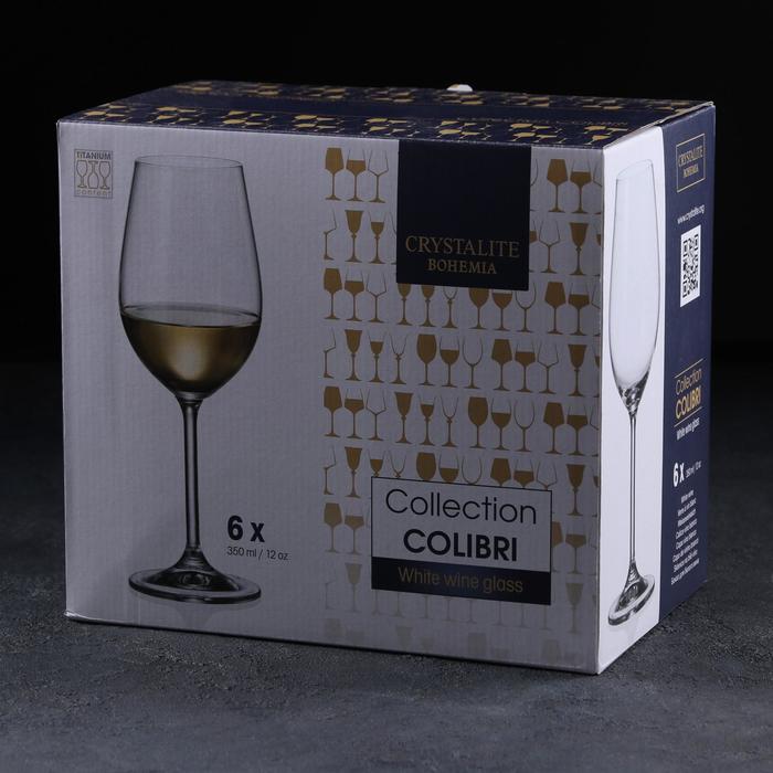 Набор бокалов для вина Colibri, 350 мл, 6 шт - фото 1908590854