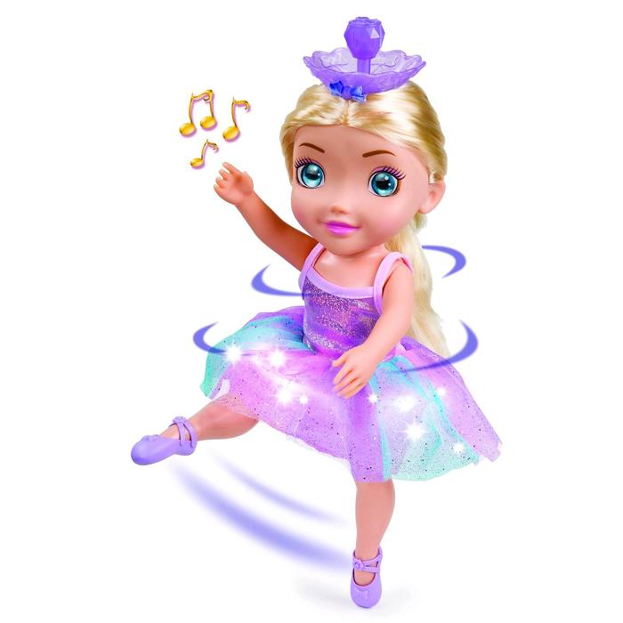 Кукла «Танцующая Балерина», светлые волосы, световые и звуковые эффекты, 45см