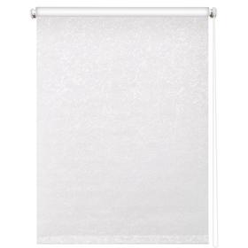 Рулонная штора блэкаут «Фрост», 43 х 175 см, цвет белый