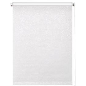 Рулонная штора блэкаут «Фрост», 52 х 175 см, цвет белый
