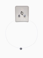 Гарнитур 2 предмета: кулон, серьги «На леске» классика, цвет белый в серебре, 30 см - Фото 5