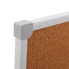 Доска пробковая А2, 45×60 см, Calligrata, в ПВХ рамке белого цвета - Фото 4