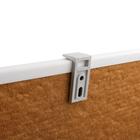 Доска пробковая А2, 45×60 см, Calligrata, в ПВХ рамке белого цвета - Фото 6