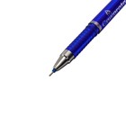 Набор ручка гелевая со стираемыми чернилами, пишущий узел 0.5 мм, чернила синие+9 синих стержней - фото 6323612