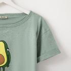 Комплект женский (футболка, шорты) «Лайм» цвет ментол, размер 50 - Фото 5