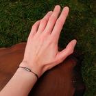 Браслет желаний «Гематит» tube на коричневой нити, длина регулируется - Фото 4