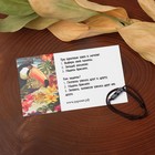 Браслет желаний «Обсидиан» tube на коричневой нити, длина регулируется - Фото 3