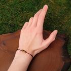 Браслет желаний «Тигровый глаз» tube на коричневой нити, длина регулируется - Фото 4