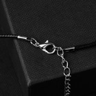 Кулон унисекс «Кулак», цвет чернёное серебро на чёрном шнурке, 60 см - фото 24367361