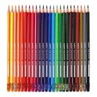 Карандаши 24 цвета, Carioca "Tita Erasable", стираемые, пластик, шестигранные, грифель 3.0 мм, яркие цвета и плавное письмо, европодвес - фото 24547691