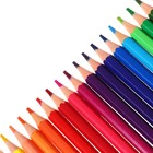 Карандаши 24 цвета, Carioca "Tita Erasable", стираемые, пластик, шестигранные, грифель 3.0 мм, яркие цвета и плавное письмо, европодвес - фото 24547692