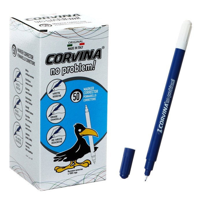 Ручка капиллярная стираемая, Corvina 