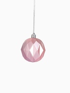 Ёлочные игрушки «Геометрия форм», шары новогодние, d=7 см, набор 4 шт., розовый - фото 7484962