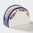 Салфетница Доляна «Емеля», 9.5×7×4.3 см, белая - Фото 3