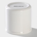 Сахарница-солонка Доляна «Зайка», 150 мл, d=7 см, доломит, белая, серая - Фото 5