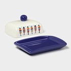 Маслёнка Доляна «Емеля», 17×12×8.5 см, доломит, белая - Фото 4