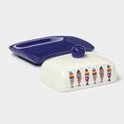 Маслёнка Доляна «Емеля», 17×12×8.5 см, доломит, белая - Фото 5