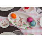 Блюдо Доляна «Зайка», 28×14.5×3.5 см, белое - Фото 5