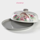 Блинница Доляна «Зайка», d=23 см, цвет белый - Фото 2