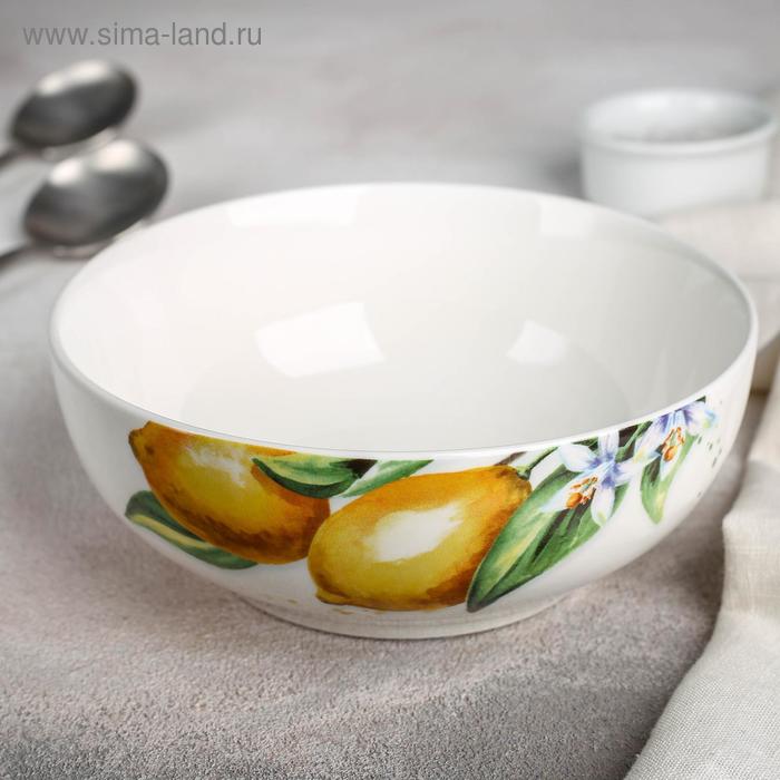 Салатник Доляна «Лимон»,d=15,5 см - Фото 1