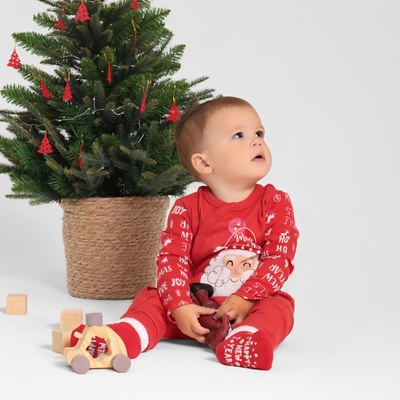 Комбинезон Крошка Я "Happy winter 2", рост 86-92 см, красный