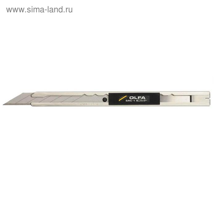 Нож OLFA OL-SAC-1, для графических работ, нержавеющая сталь, 9мм - Фото 1