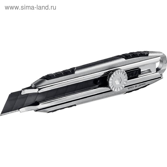 Нож OLFA X-design OL-MXP-L, цельная алюминиевая рукоять, винтовой фиксатор, 18 мм - Фото 1