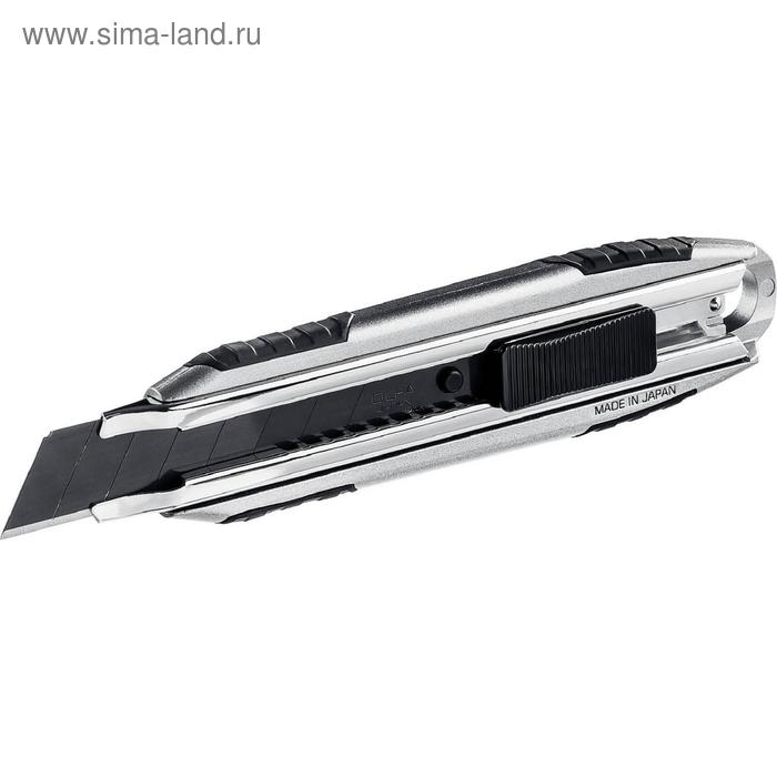 Нож OLFA X-design OL-MXP-AL, цельная алюминиевая рукоять, автофиксатор, 18 мм - Фото 1