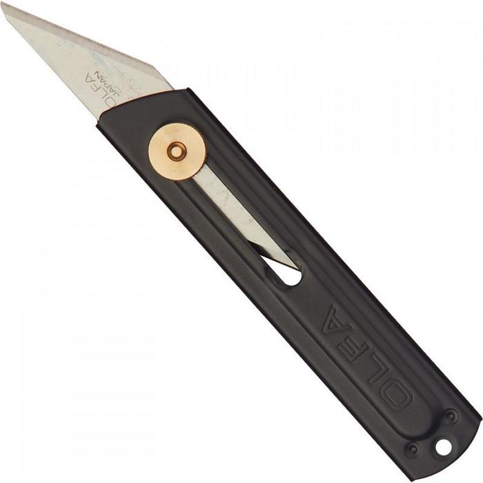 Нож OLFA OL-CK-1, хозяйственный, корпус металл, с выдвижным 2-х сторонним лезвием, 18 мм - Фото 1