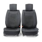Каркасные накидки на передние сиденья Car Performance, 2 шт, алькантара, чёрый - Фото 2