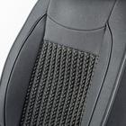 Каркасные накидки на передние сиденья Car Performance, 2 шт, алькантара, чёрый - Фото 7