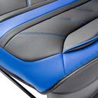 Каркасные 3D накидки Car Performance, 2 шт, экокожа, черный-синий - Фото 8